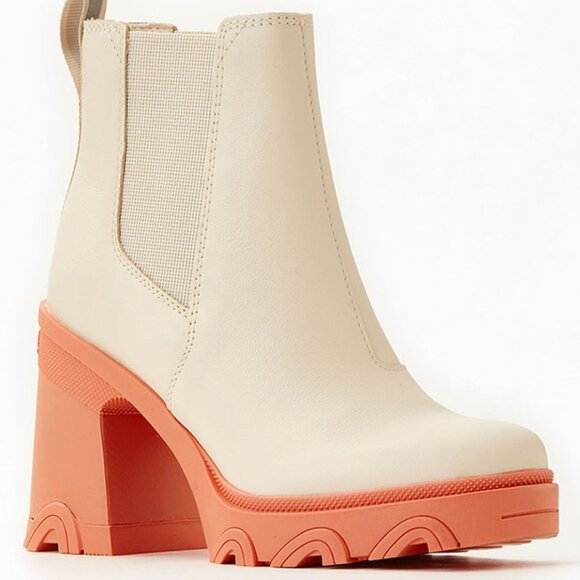 Sorel Brex Heeled Leather Boot Size 5.5 New - Picture 9 of 10